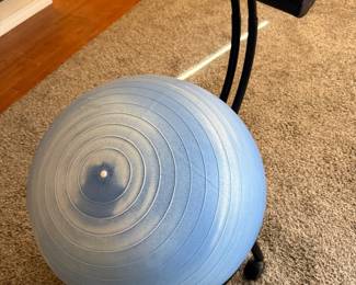 exercise ball chair