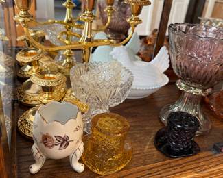 Candle holders and top hats