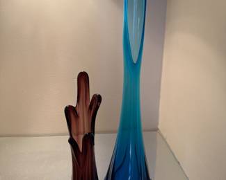 Murano like vases