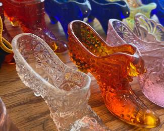 Glass shoe collection