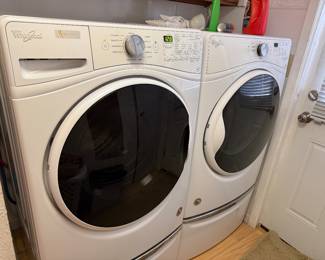Front load washer and dryer