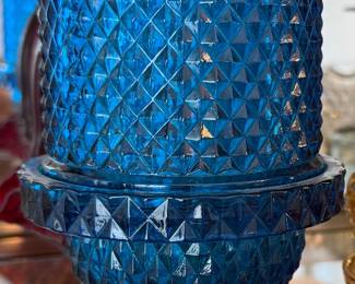Cobalt fairy lamp