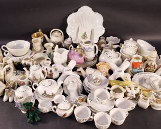 395 Lot 328 Miniature tea service sets and misc