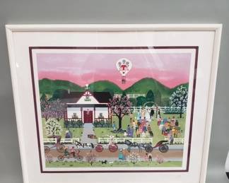 188 Lot 387 Jane Wooster Love ..... all over serigraph
