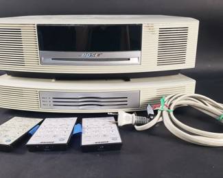 180 Lot 130 Bose wave music system and Bose wave multi CD