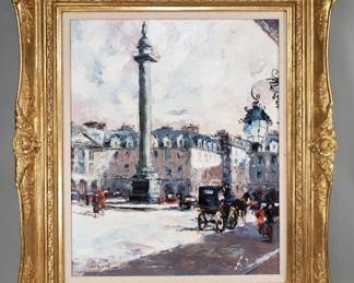 201 Lot 6 Signed Stephane Wrobel Impressioniststyle oil on