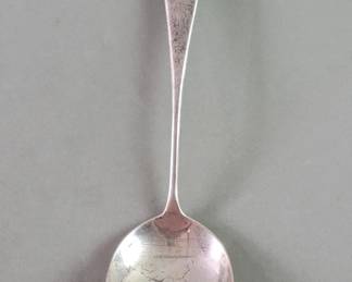 339 Lot 280 Sterling silver spoon