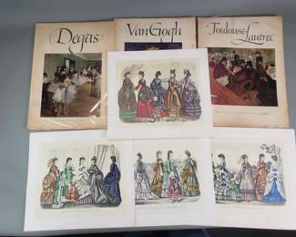 574 Lot 448 Bundle of vintage prints