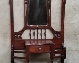 109 Lot 126 Antique mahogany hall tree