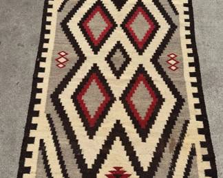 034 Lot 84 Vintage Native American handmade rug