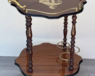 383 Lot 320h Midcentury Modern Italian bar cart