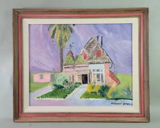 135 Lot 231 Signed Alexander Depote 1969 oil painting on