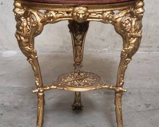 257 Lot 114 Victorianstyle style cast iron amd mahogany