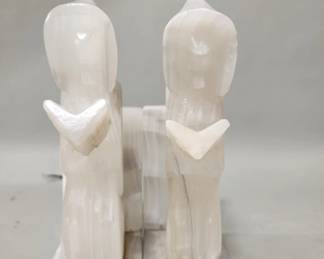 531 Lot 415 Pair of vintege onyx bookleds