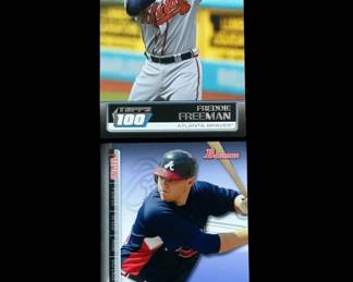 525 Lot 411h Lot of Freddie Freeman rookie cards