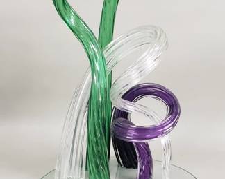 275 Lot 149 Abstract glass sculpture