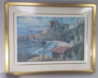 586 Lot 461 Pencil signed print