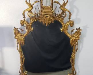 288 Lot 178 George III style gilt frame mirror