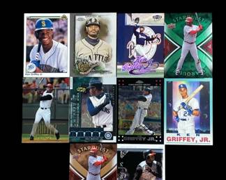 520 Lot 408h Lot of Ken Griffey Jr baseball cards