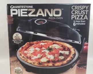 402 Lot 332 Granitestone Piezano pizza oven with stone