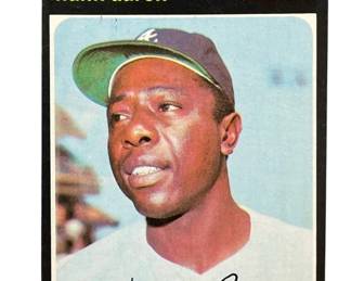 561 Lot 432h 1971 Topps Hank Aaron baseball card