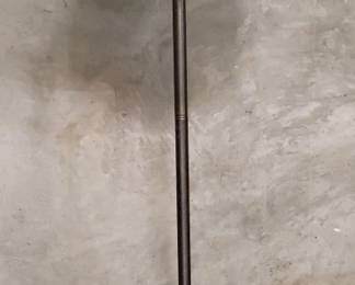 102 Lot 127 Tiffanystyle leaded glass and metal floor lamp