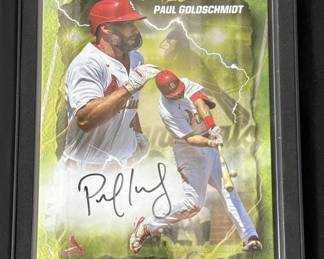 505 Lot 397h Paul Goldschmidt signed jumbo card