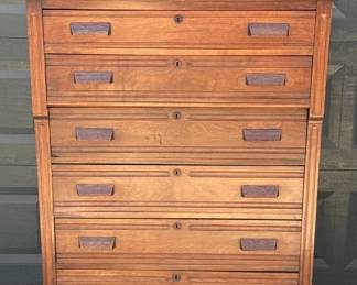 115 Lot 345h Antique chest of drawers