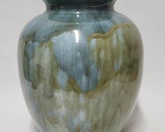 376 Lot 316h Mid Century handmade and signed ceramic vase