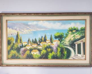 345 Lot 295 R. Morris oil on canvas
