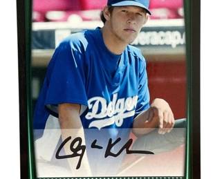 540 Lot 420h Clayton Kershaw rookie baseball card