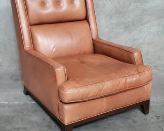 048 Lot 165 Eleanor Rigby Sevillastyle leather lounge chair