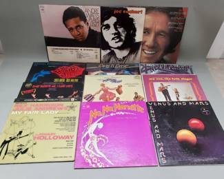 369 Lot 313 Group of vintage LP records, Joe Cocker, Jackson