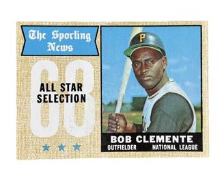 557 Lot 430h 1969 Topps Roberto Clemente baseball card