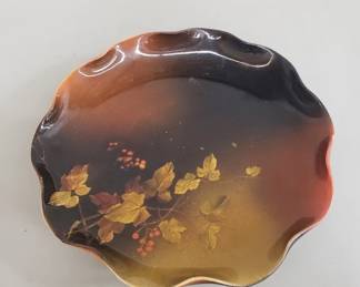 055 Lot 396 Antique signed Rookwood pottery plate