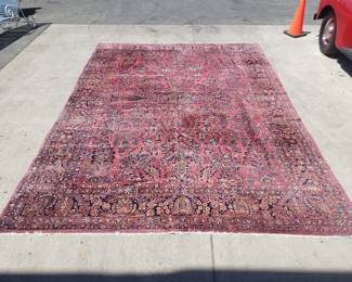 031 Lot 255 Large vintage handmade rug