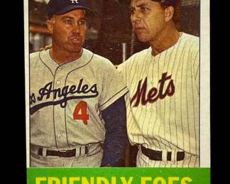 599 Lot 476h 1963 Topps Duke Snider and Gil Hodges baseball