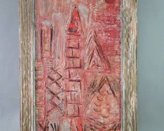 134 Lot 230 Signed Earl Gross oil painting on canvas