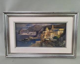 314 Lot 233 Signed oil on board