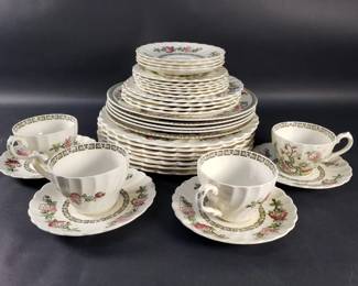 352 Lot 303 Group of Myott Staffordshire Indian tree