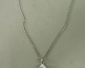 332 Lot 270 Sterling silver chain with sterling silver and