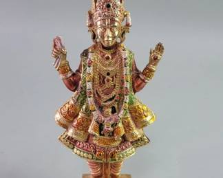 625 Lot 608 Vintage mixed metals Murti sculpture