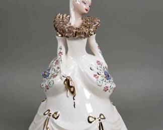 273 Lot 146 Porcelain figurine of a woman Florence Ceramics