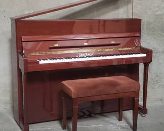 009 Lot 139 Schimmel 300.023 upright piano with bench