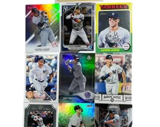 516 Lot 406h Lot of Aaron Judge baseball cards