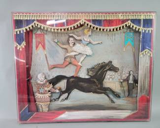 306 Lot 220 Vintage 3D mixed media diorama