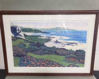 085 Lot 419 Signed Gordon Mortensen Camel river beach