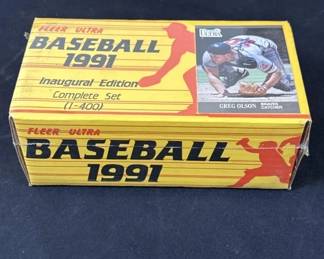 387 Lot 323h Factory sealed 1991 Fleer Ultra baseball card set
