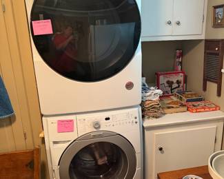 Washer and dryer Front loaders, Maytag washer and Whirlpool dryer