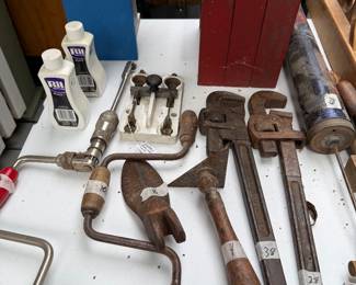 Lots of antique tools